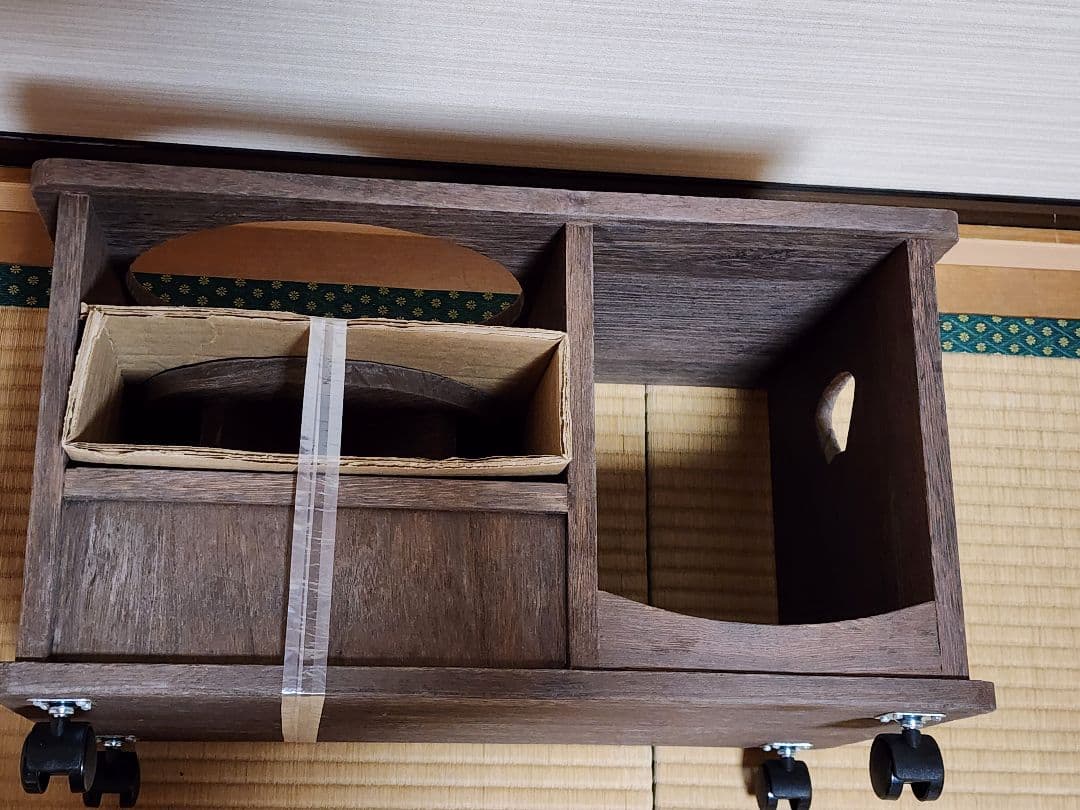 お座敷ワゴンキャスター付きポットワゴン和風和室