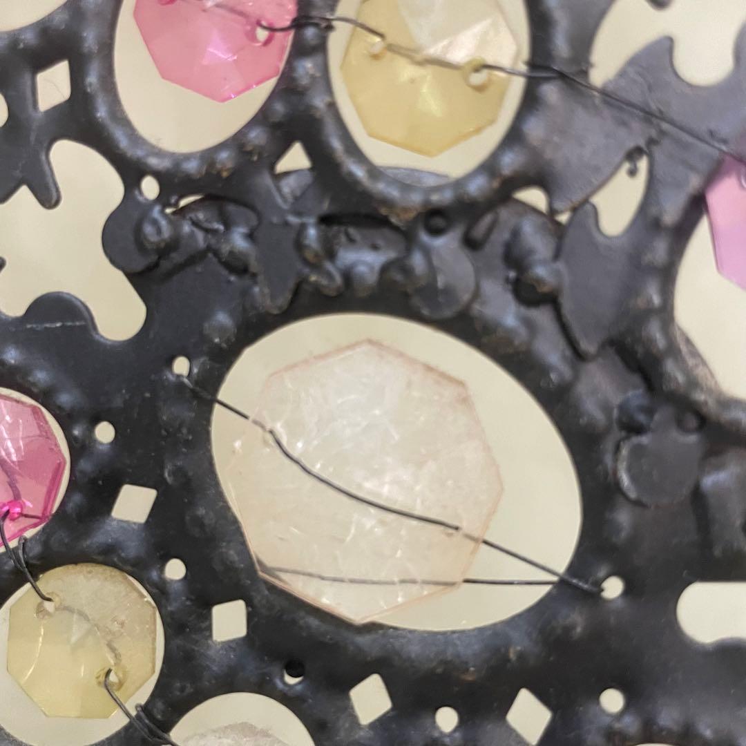 最終お値下げ　アジアン雑貨　カラフルなビーズ　パーテーション　送料込み