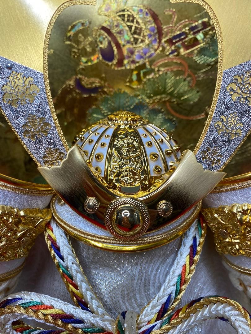 東京久月　五月人形　兜飾り　白木アクリルケース入