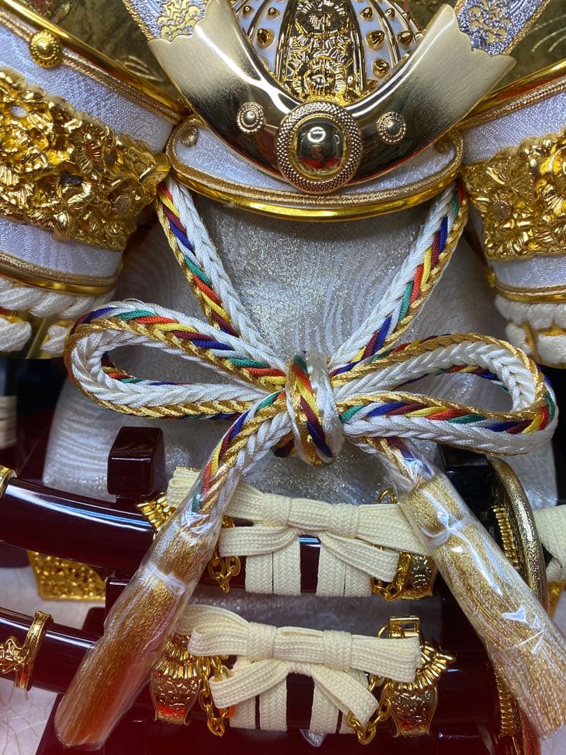 東京久月　五月人形　兜飾り　白木アクリルケース入