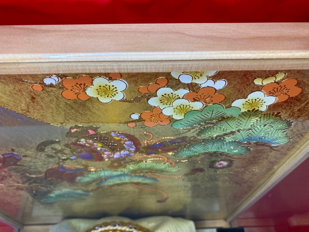 東京久月　五月人形　兜飾り　白木アクリルケース入