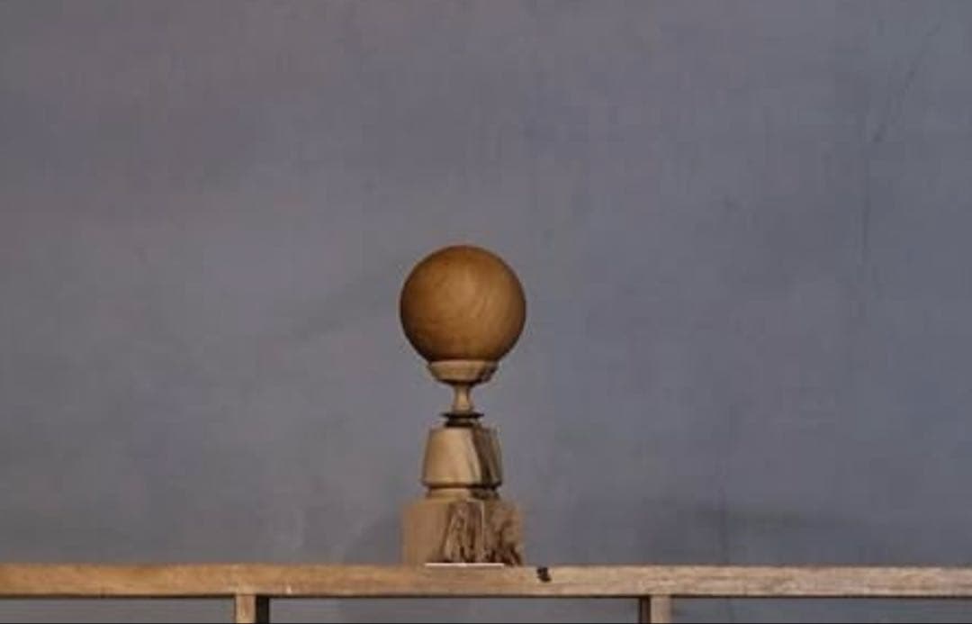 市川岳人　杢星　M1 木工　作家　置物　木製オブジェ　オブジェ