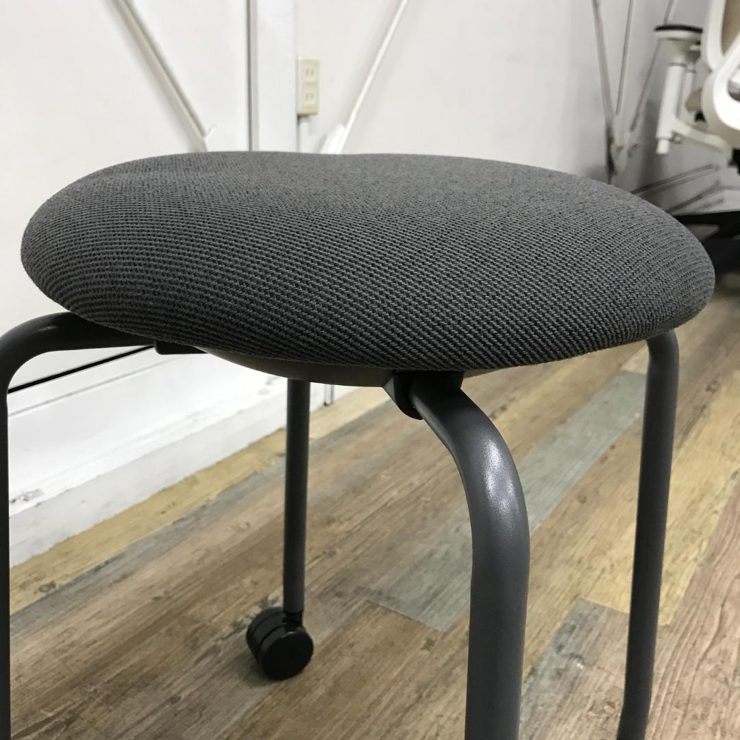 【2022年製・3脚セット】スタッキングチェア オカムラ スプリント スツール