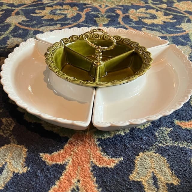 カリフォルニア ポッタリー スナック ボウル ディッシュ オードブル 大皿