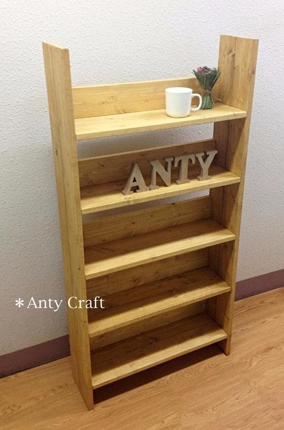 【サイズオーダー可】【引取可能】5段飾り棚 DVD収納 本棚 幅60cm DP サイズオーダー可】【引取可能】5段飾り棚 DVD収納 本棚 幅60cm LO/LO