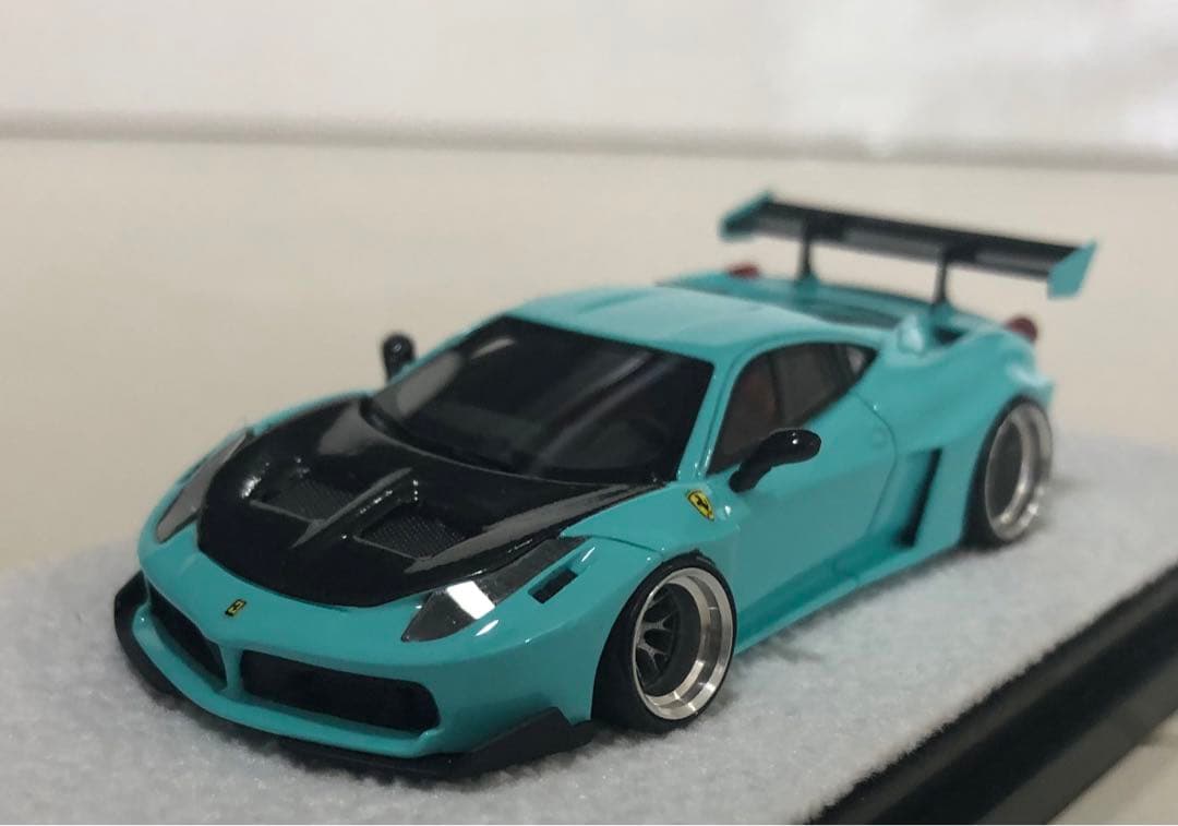 JEC 1/64 LBワークス　フェラーリ 458GTシルエット深リムカスタム