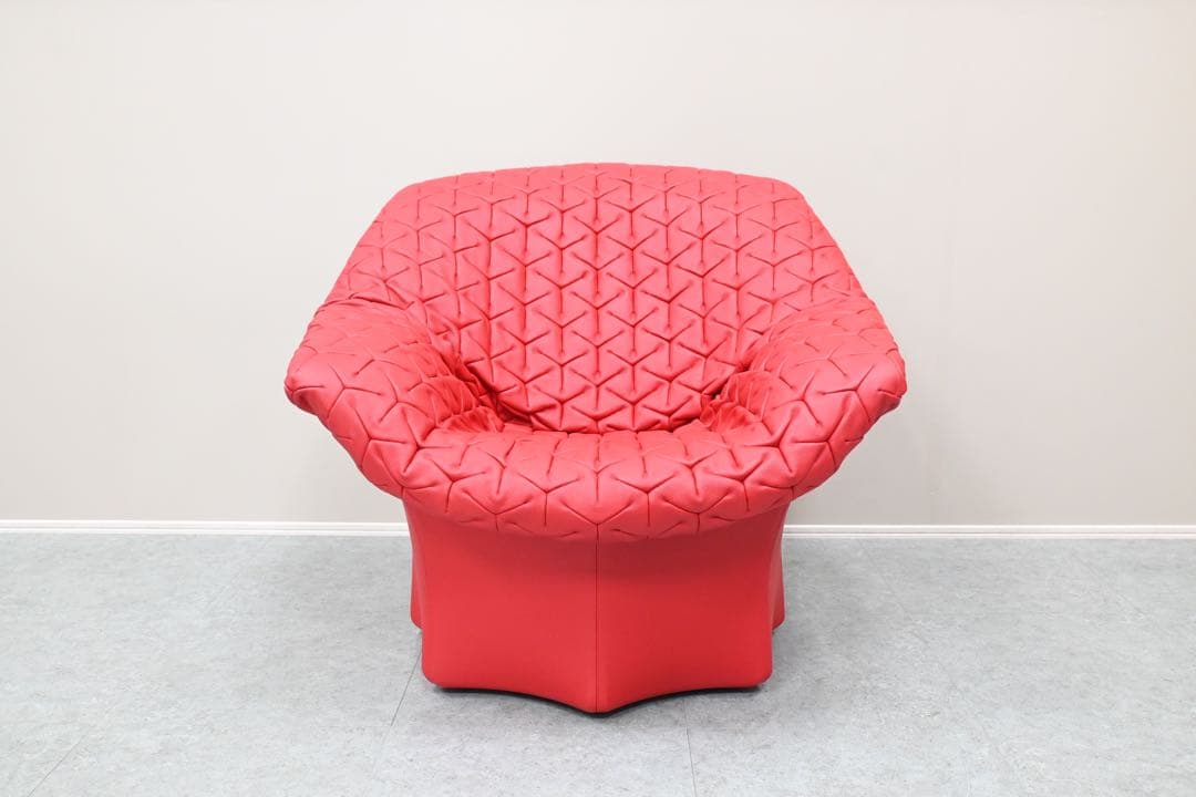 【展示極美品】Poltrona Frau 1人掛けソファ オットマン