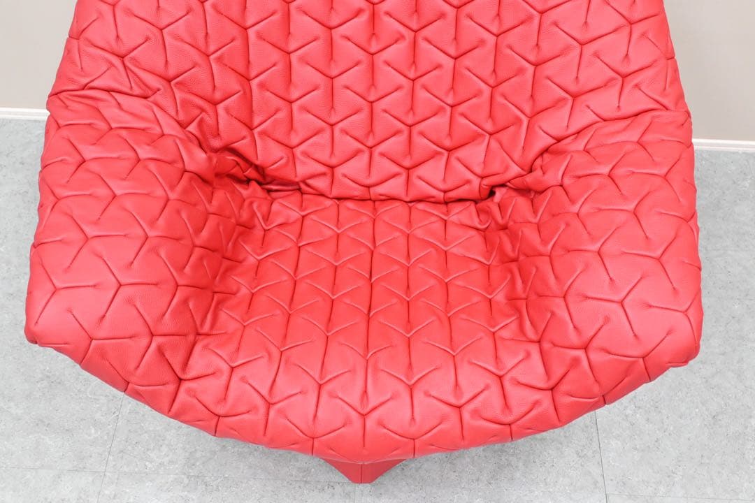 【展示極美品】Poltrona Frau 1人掛けソファ オットマン