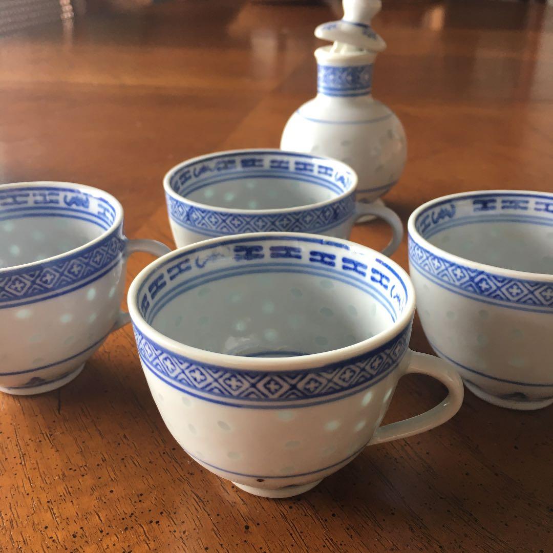 景徳中国食器 景徳鎮 セット売り カップ 醤油差し プレート - メルカリ