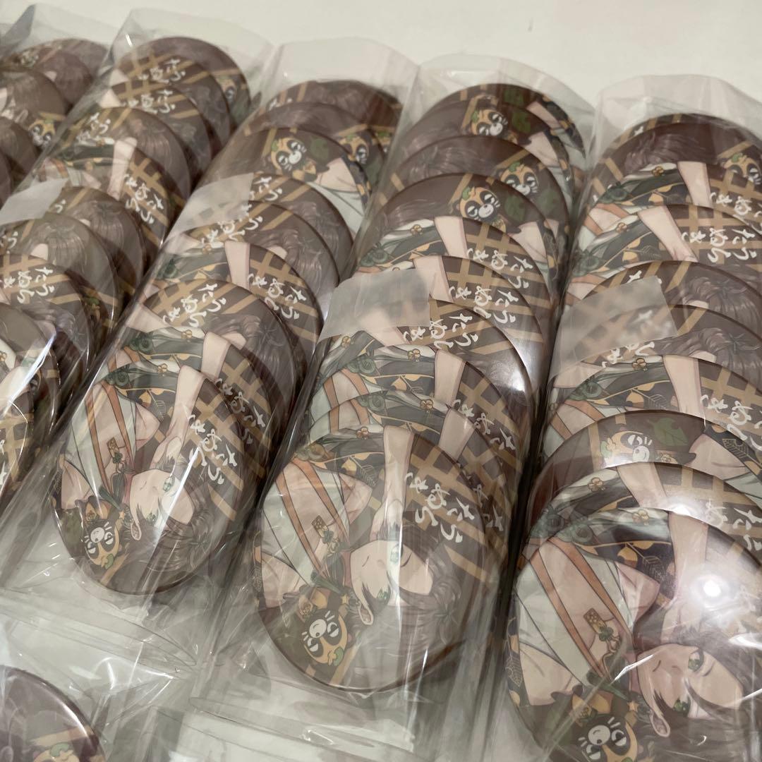 D30.浦島坂田船 うらたぬき 缶バッジ 花や花 等身 2020 春ツ