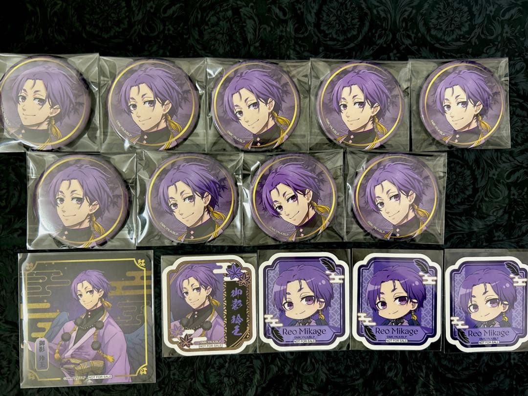 ブルーロック 御影玲王 スマイルベースカフェ 天狗茶亭 缶バッジ