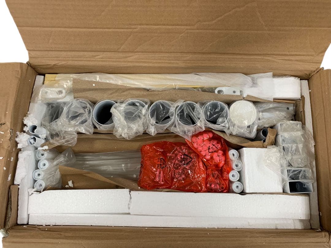 【開封・未使用】OSJ デスク付き ロフトベッド コンセント付き シングル ＃1