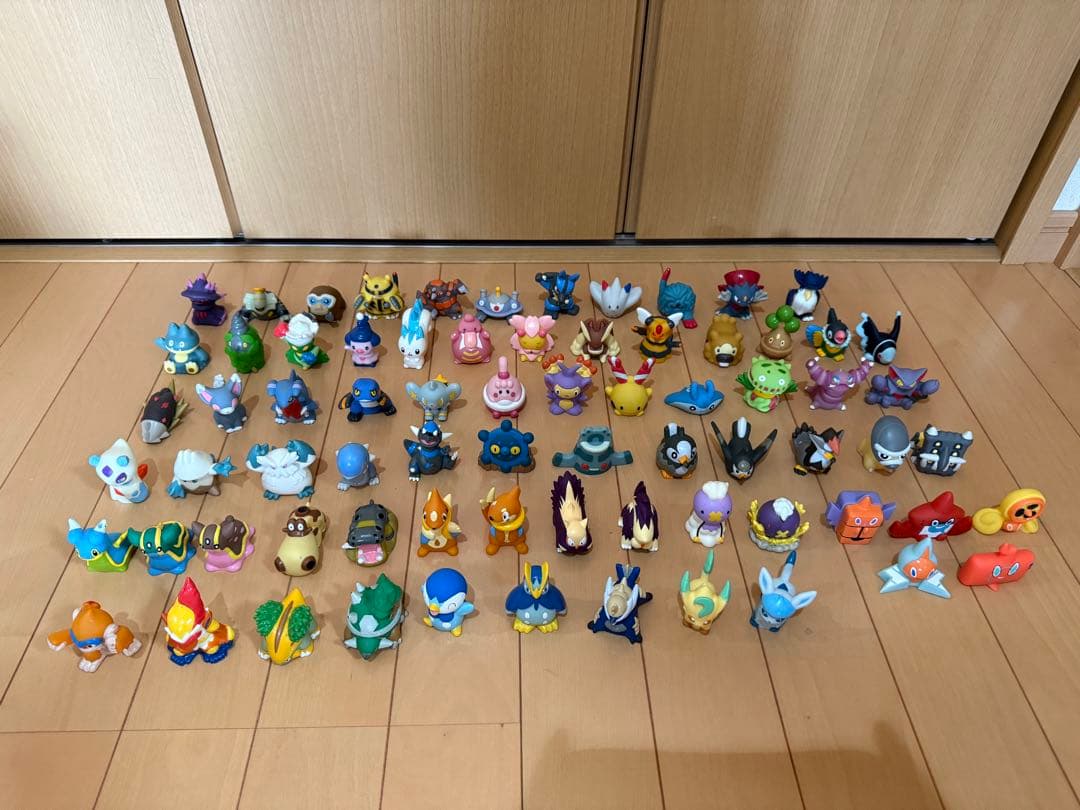 ポケモン 指人形 フィギュア まとめ売り 初代 約516体 ケッサクのすがた
