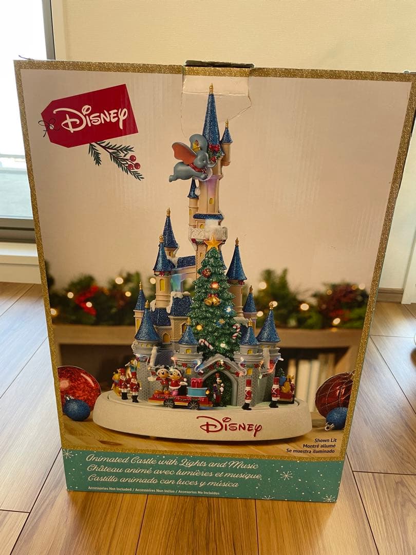 ディズニー センターピースパレード クリスマス シンデレラ城 コストコ