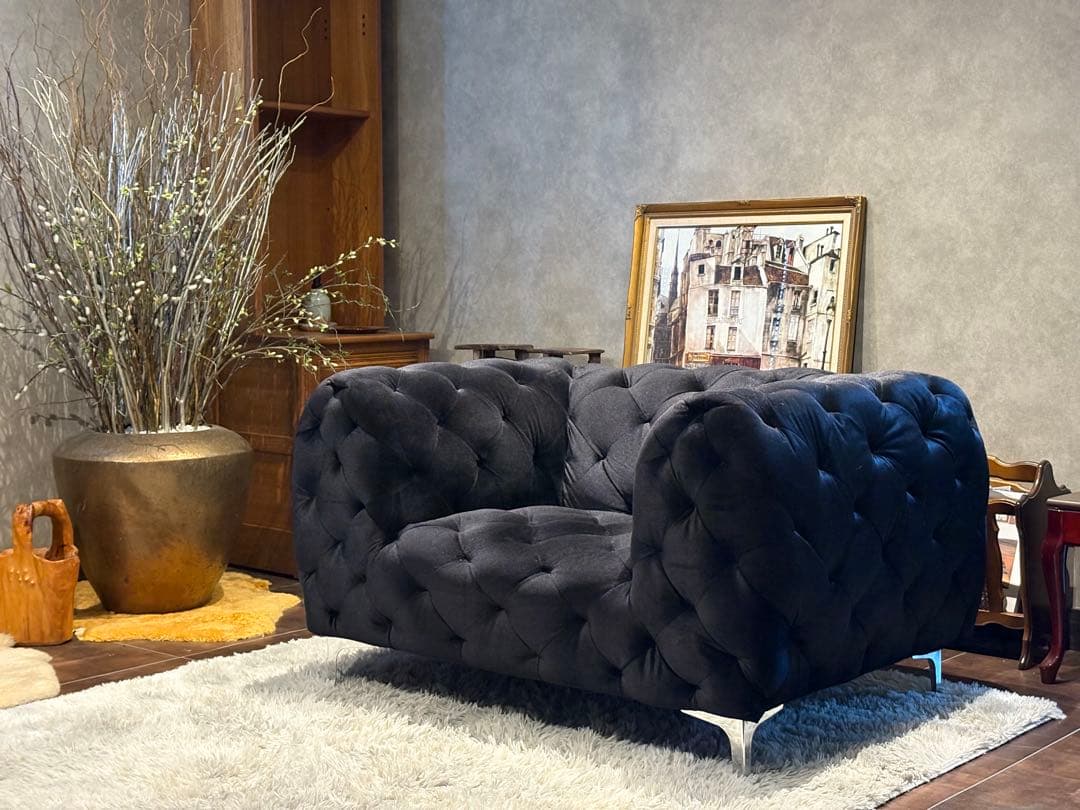 メリディアン　マーサークラブチェア　ベルベットチェア　コンテンポラリー　IGZ