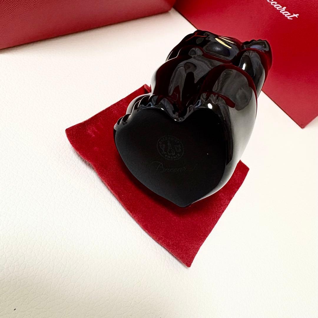 バカラ　招き猫　ミッドナイト 単品　フィギュリン ラッキーキャット　幸運