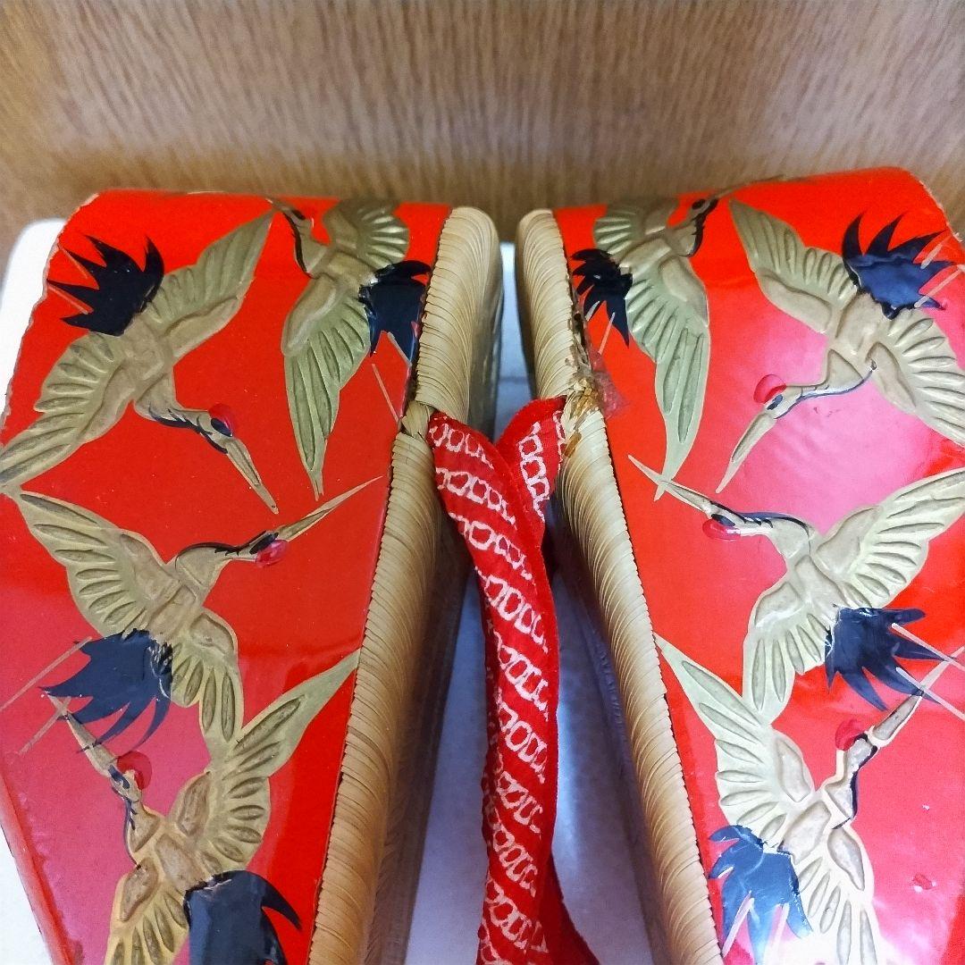 即発送　ぽっくり下駄 18cm 七五三　こっぽり　草履 こっぽり　おこぼ