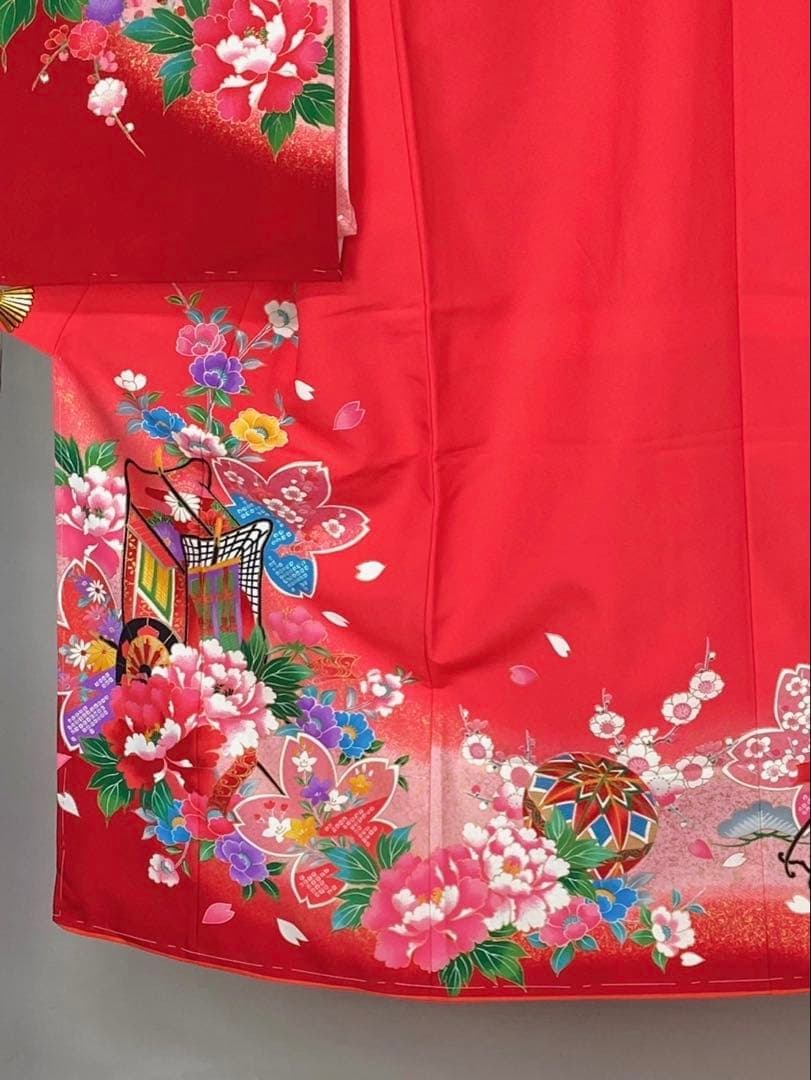 【激安】新品お祝い着正絹四つ身襦袢付き132