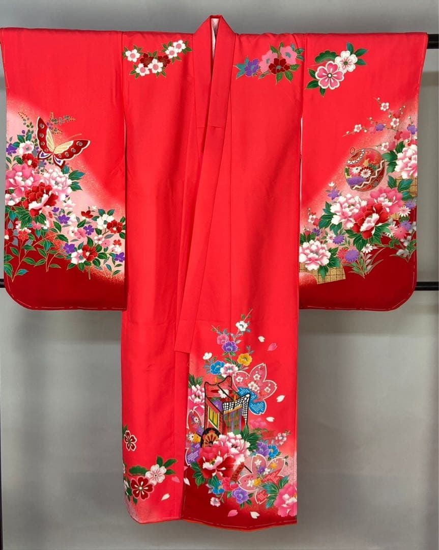 【激安】新品お祝い着正絹四つ身襦袢付き132