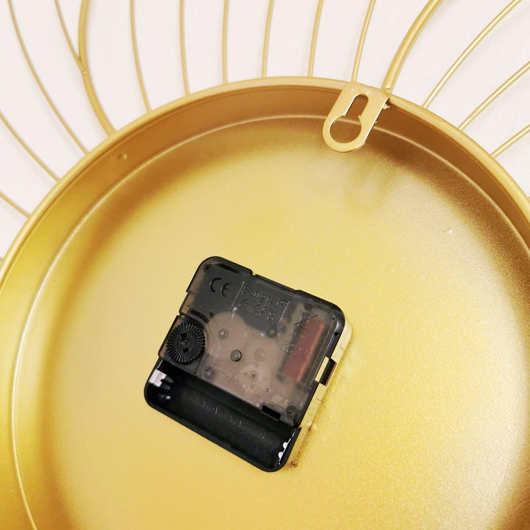 ✨ 大きめ壁掛け時計モダン おしゃれ 静音 インテリアデザイン時計 新居祝い✨