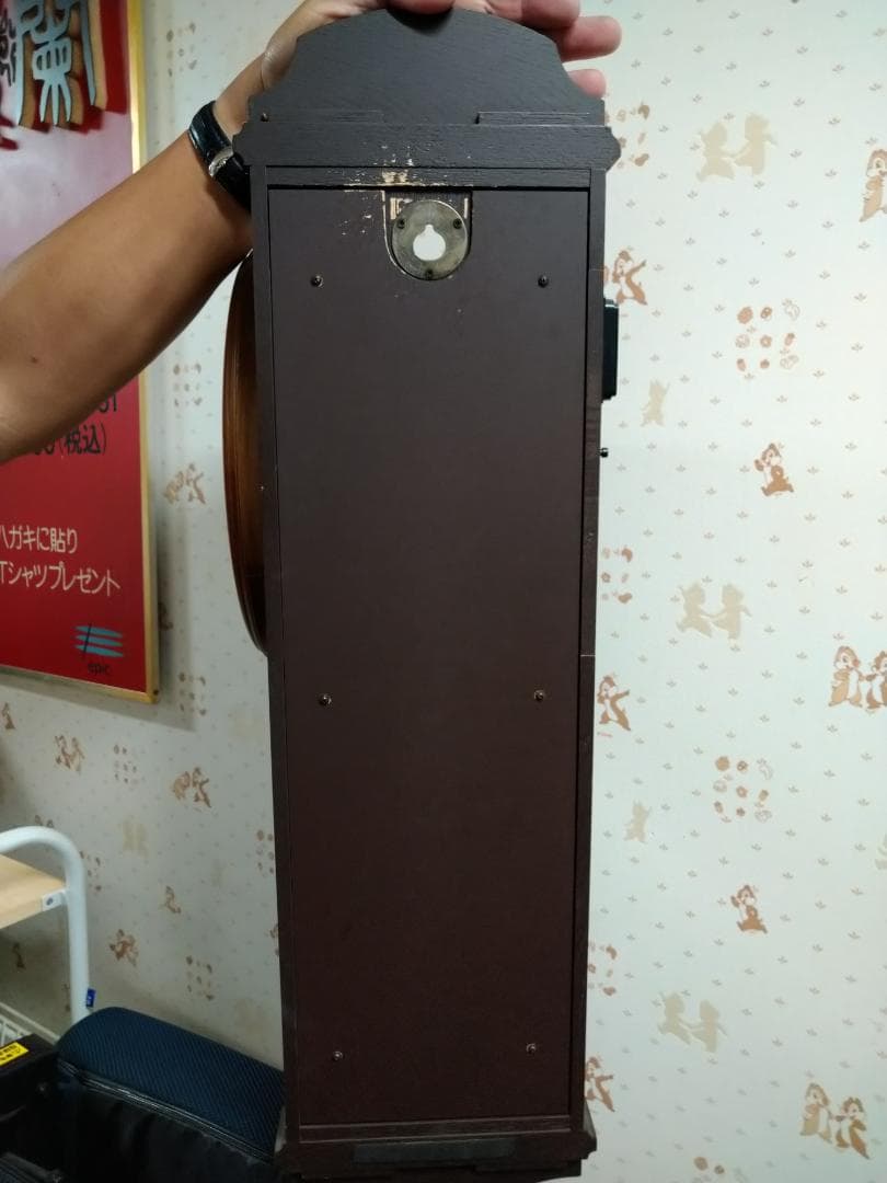 Small World 木製掛時計 ベル付き