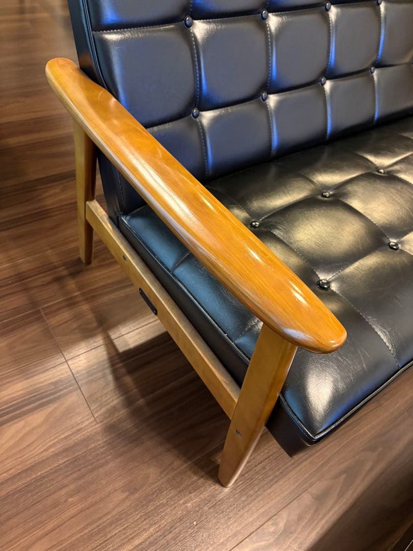 カリモク60 Kチェア 2シーター オットマン