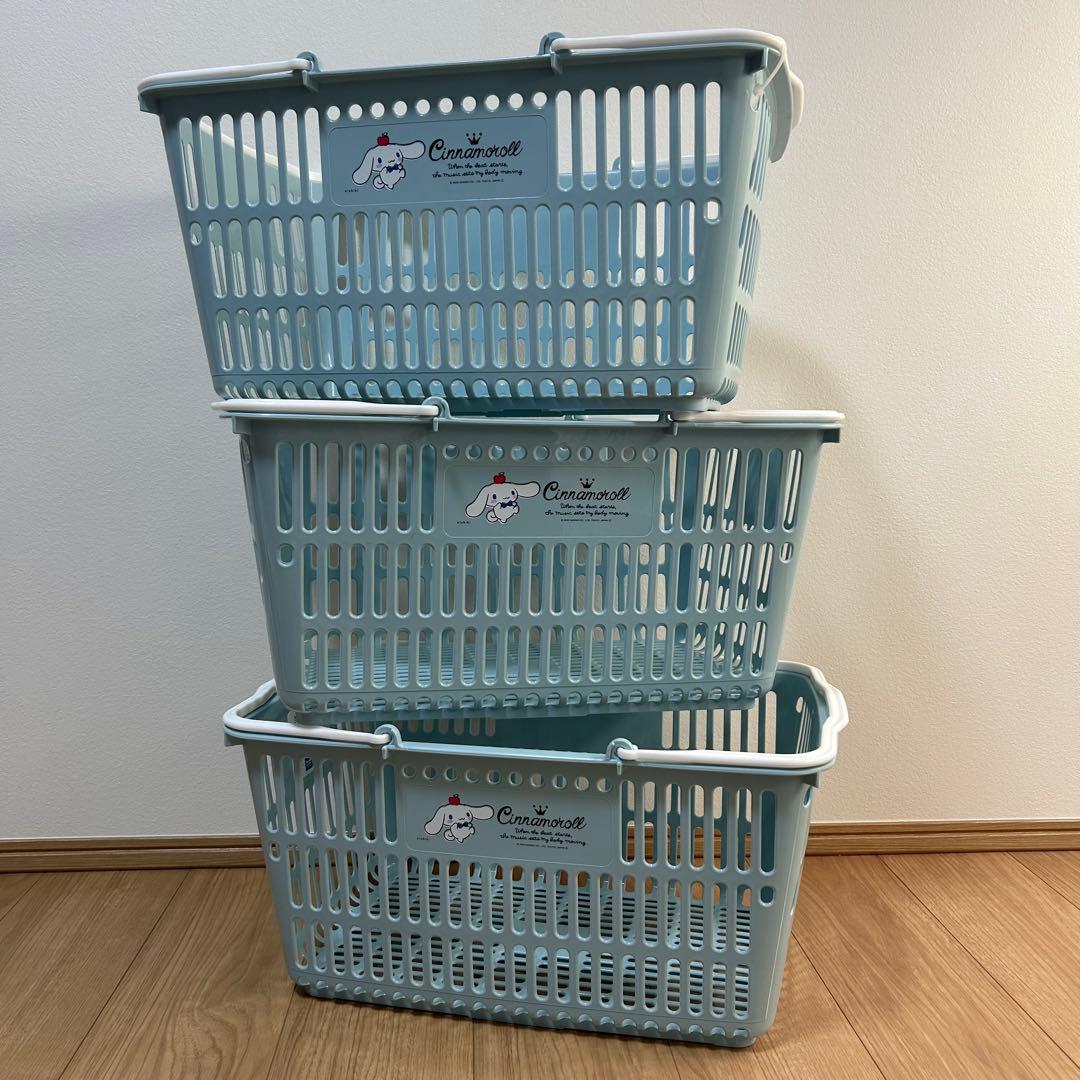 サンリオショッピングバスケット3個 - メルカリ