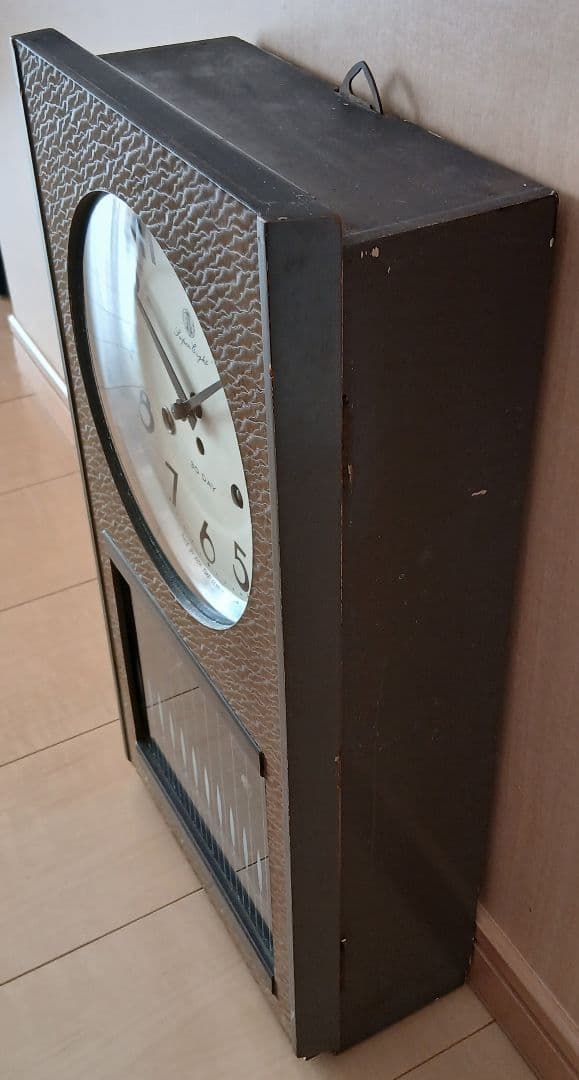 【昭和レトロ】愛知時計電機㈱ Super Eight 30日巻き 振り子時計