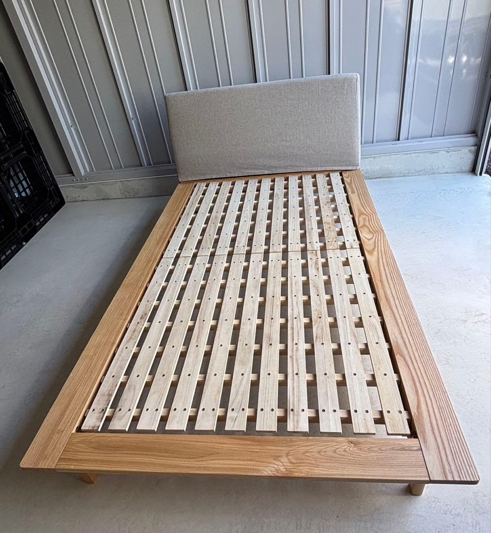 【ジル】IDEE アッシュ　オレイエ　セミダブルベッド