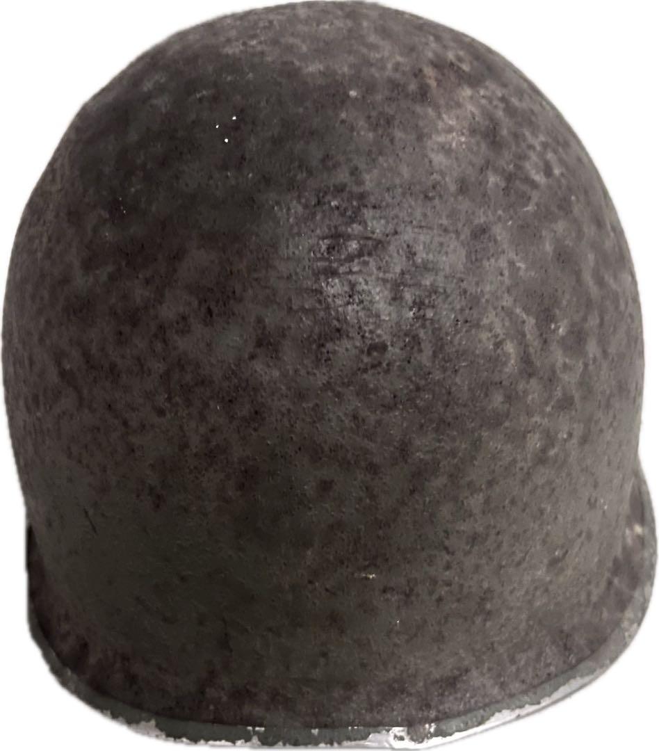 米軍実物 M1ヘルメット フロントシーム WW2 当時物 ライナー付 ミリタリー