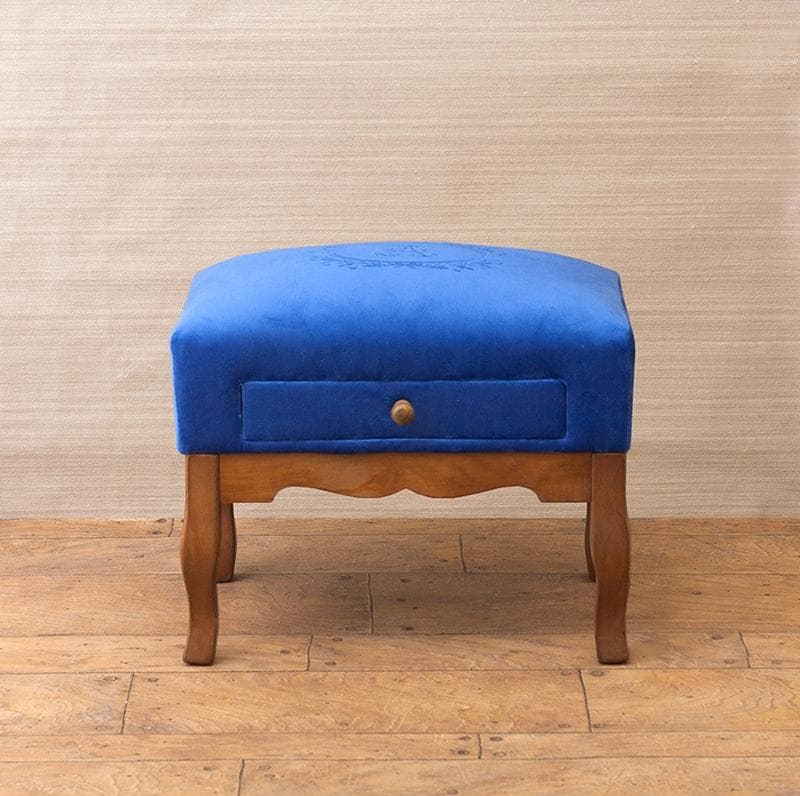 ★ドロワースツール マーヴェラス スツール イス ベルベット アルファベット