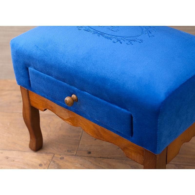 ★ドロワースツール マーヴェラス スツール イス ベルベット アルファベット