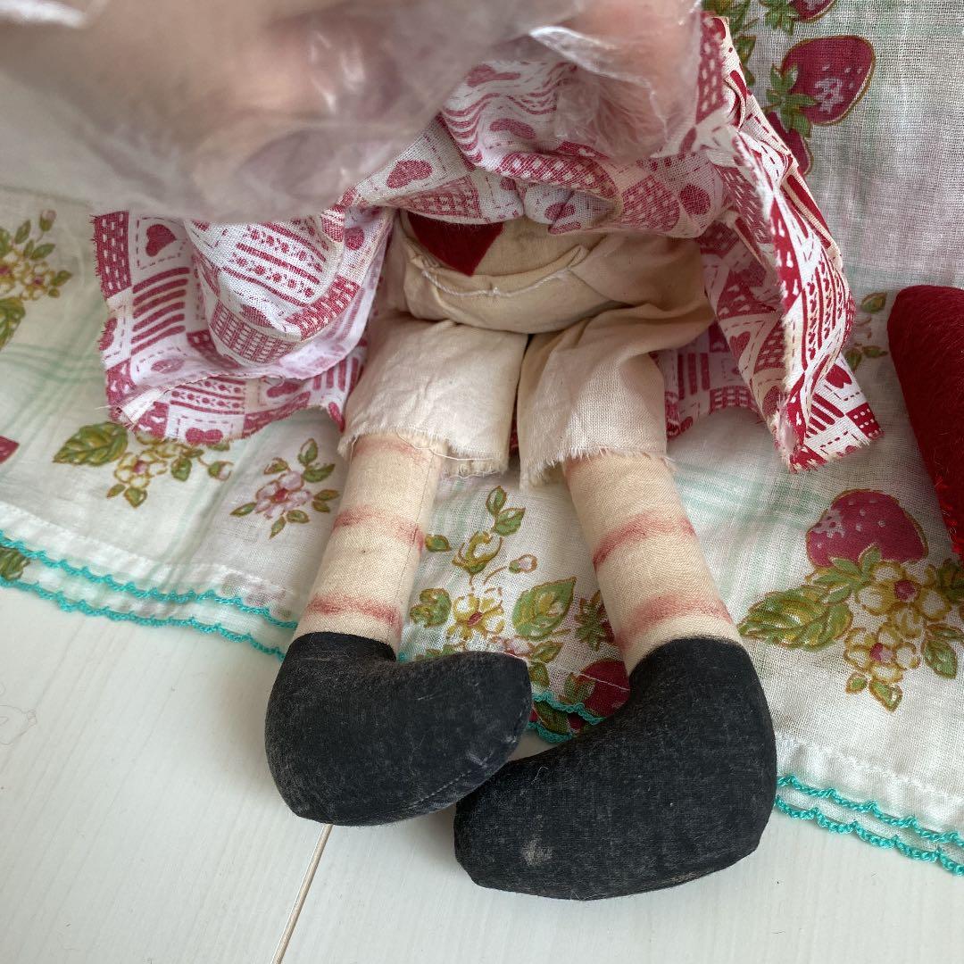 カントリードール　アニーちゃん　手作り　ハート　バレンタイン　貴重　カントリー