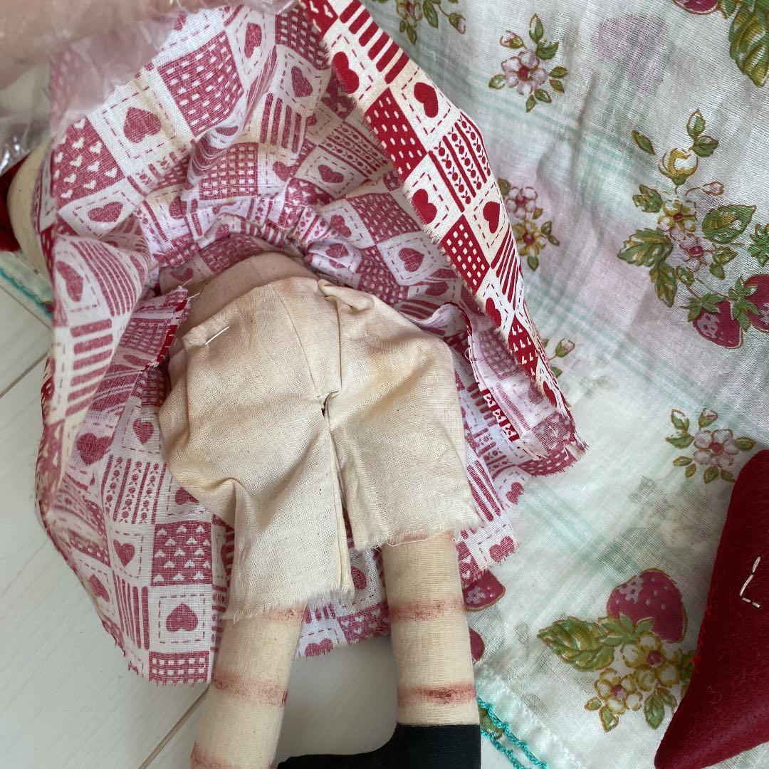 カントリードール　アニーちゃん　手作り　ハート　バレンタイン　貴重　カントリー