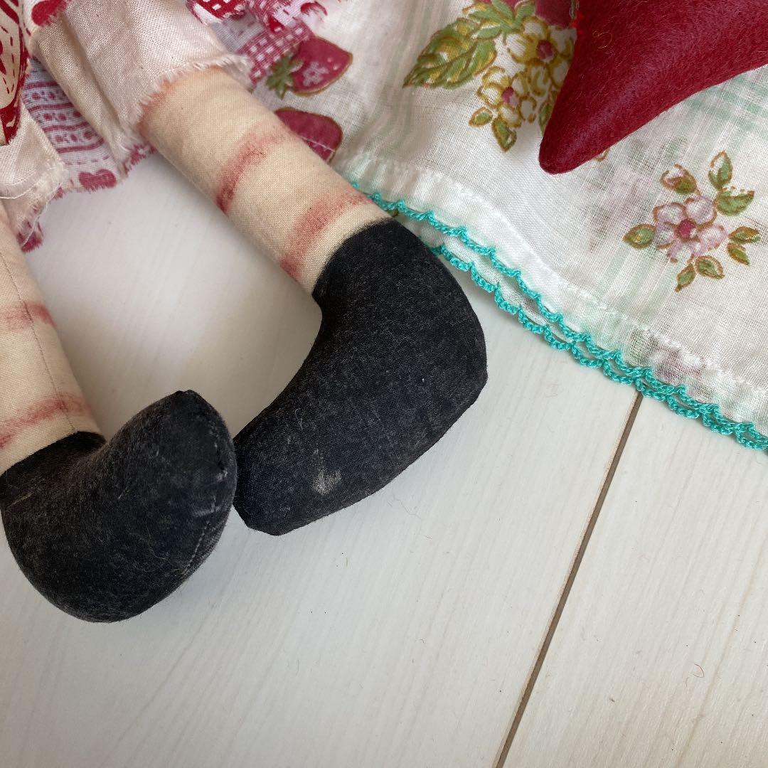 カントリードール　アニーちゃん　手作り　ハート　バレンタイン　貴重　カントリー