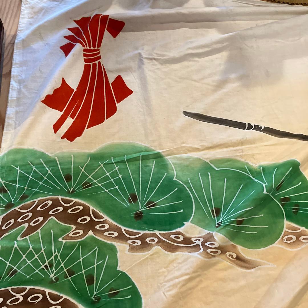 古布　武士デザイン 幕