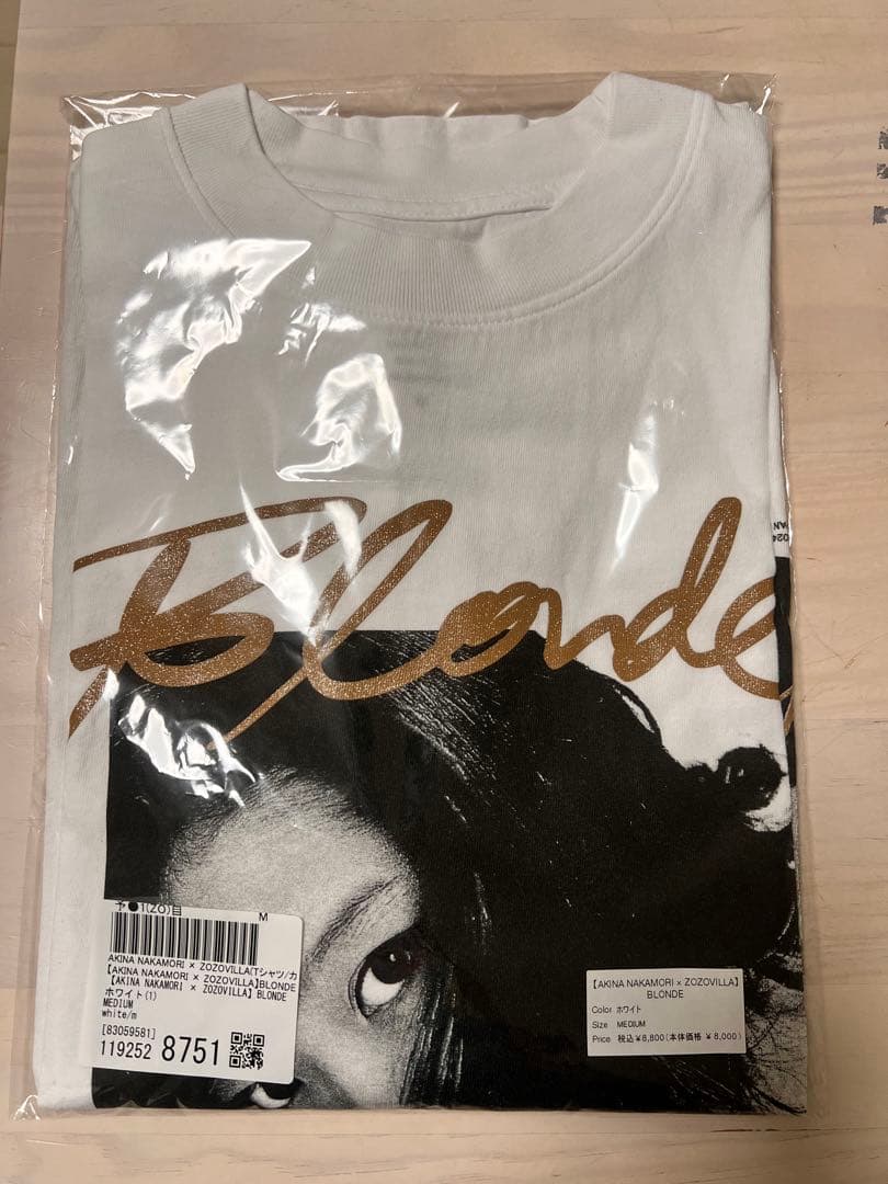 中森明菜✖︎ZOZOVILLA Blonde Tシャツ Mサイズ - メルカリ
