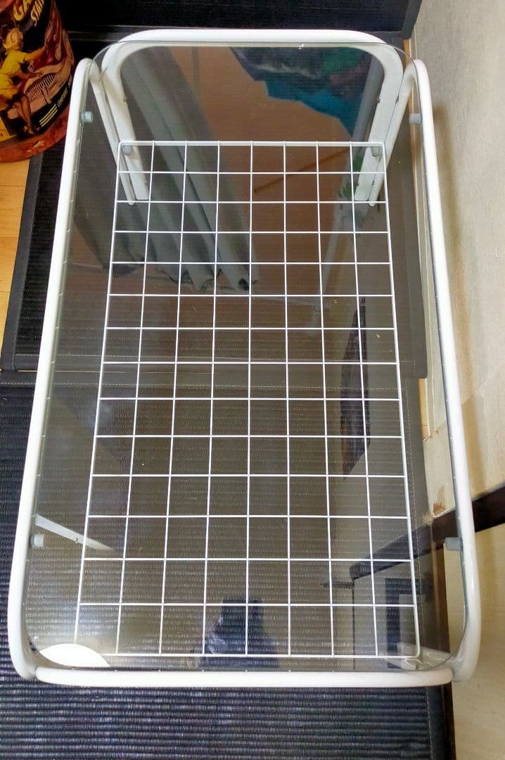 80’s スペースエイジ ミッドセンチュリー ポストモダン ガラステーブル