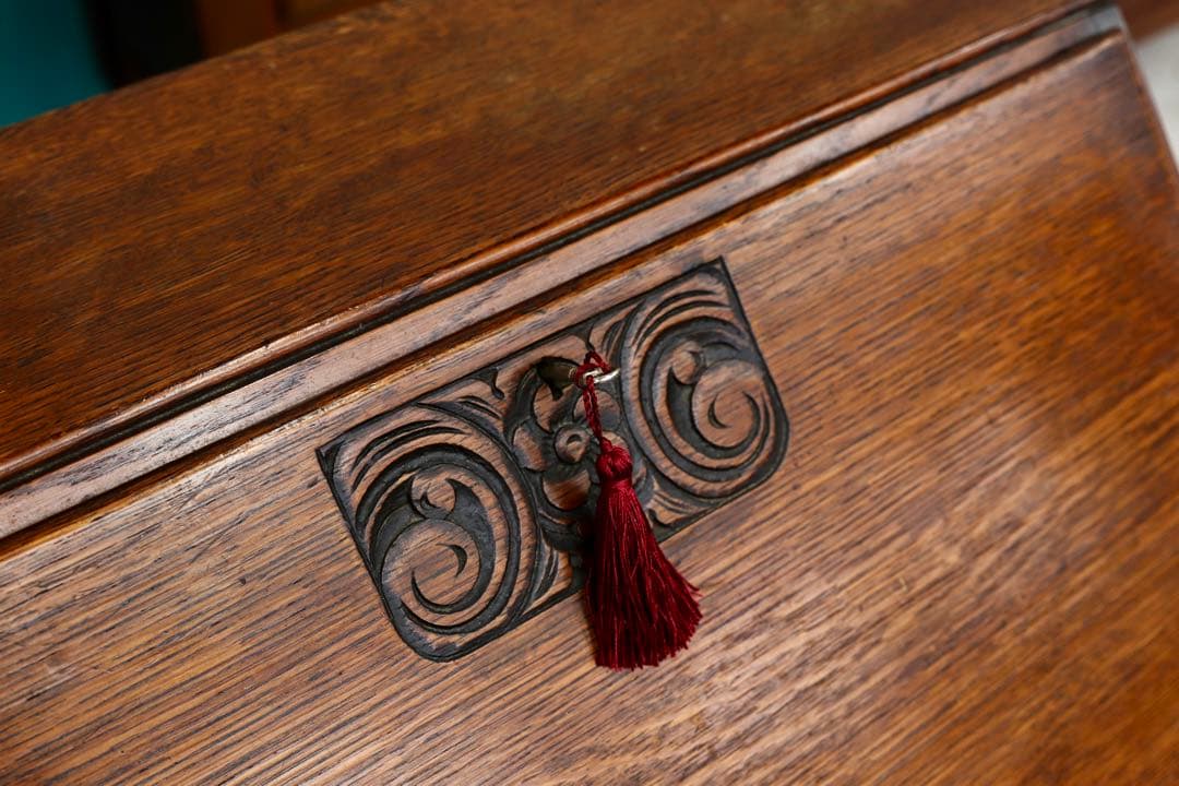 GMIK154○英国 イギリス アンティーク ライティングビューロー デスク