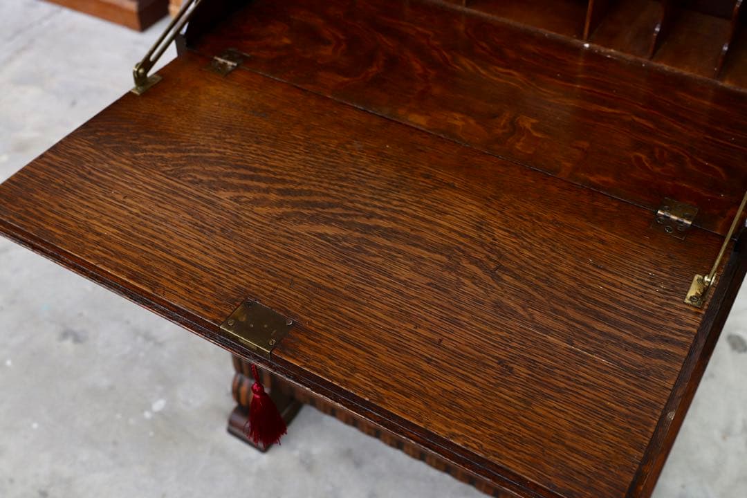 GMIK154○英国 イギリス アンティーク ライティングビューロー デスク