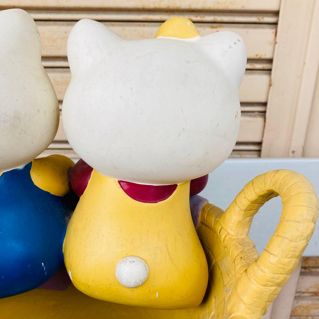 当時物／激レア】サンリオ ハローキティ&ミミィ 傘立て スタンド