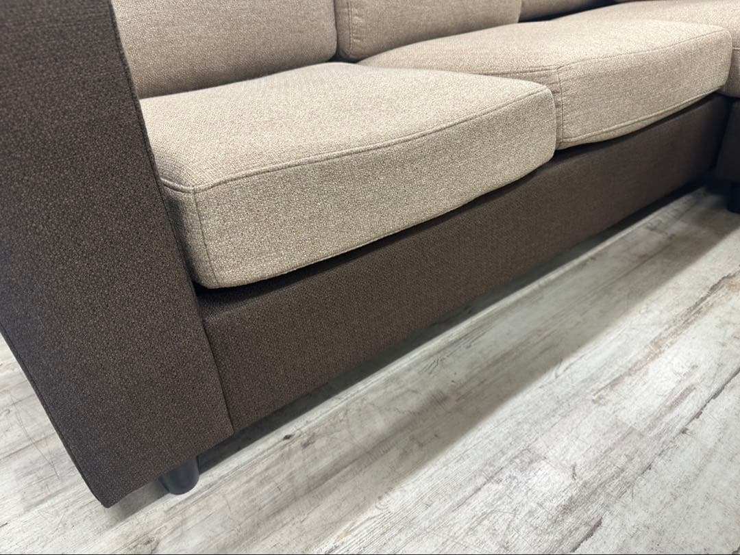 カウチソファ　ファブリック　幅200cm　北九州市福岡市限定