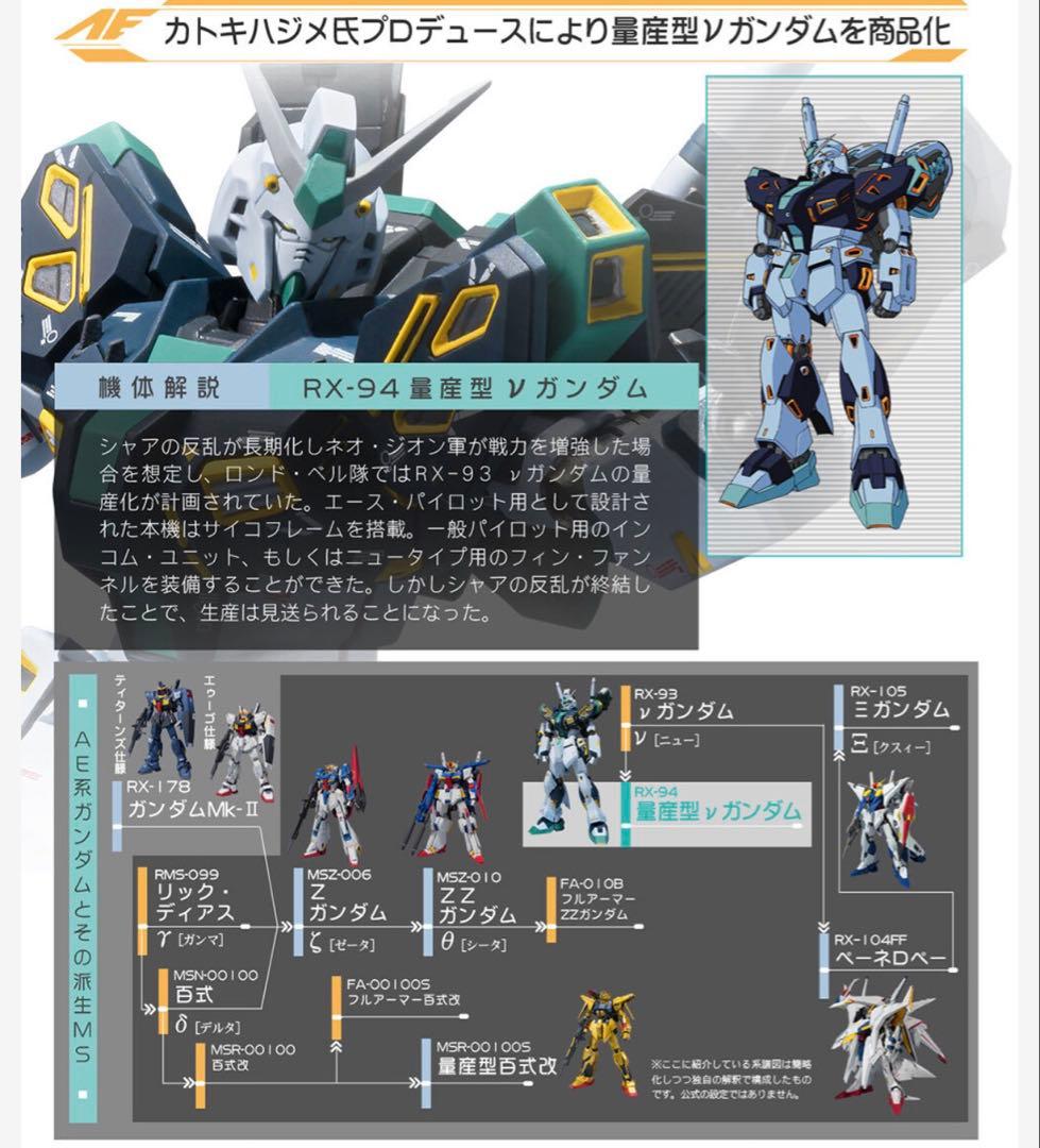 激レア★L ROBOT魂 (Ka signature) 量産型νガンダム