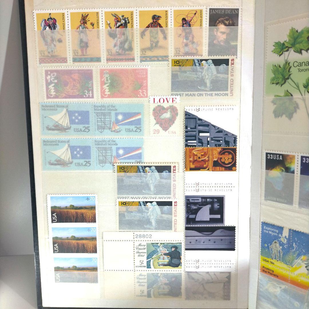 2376 外国切手 アメリカ 切手コレクションまとめ 全て未使用 大量8