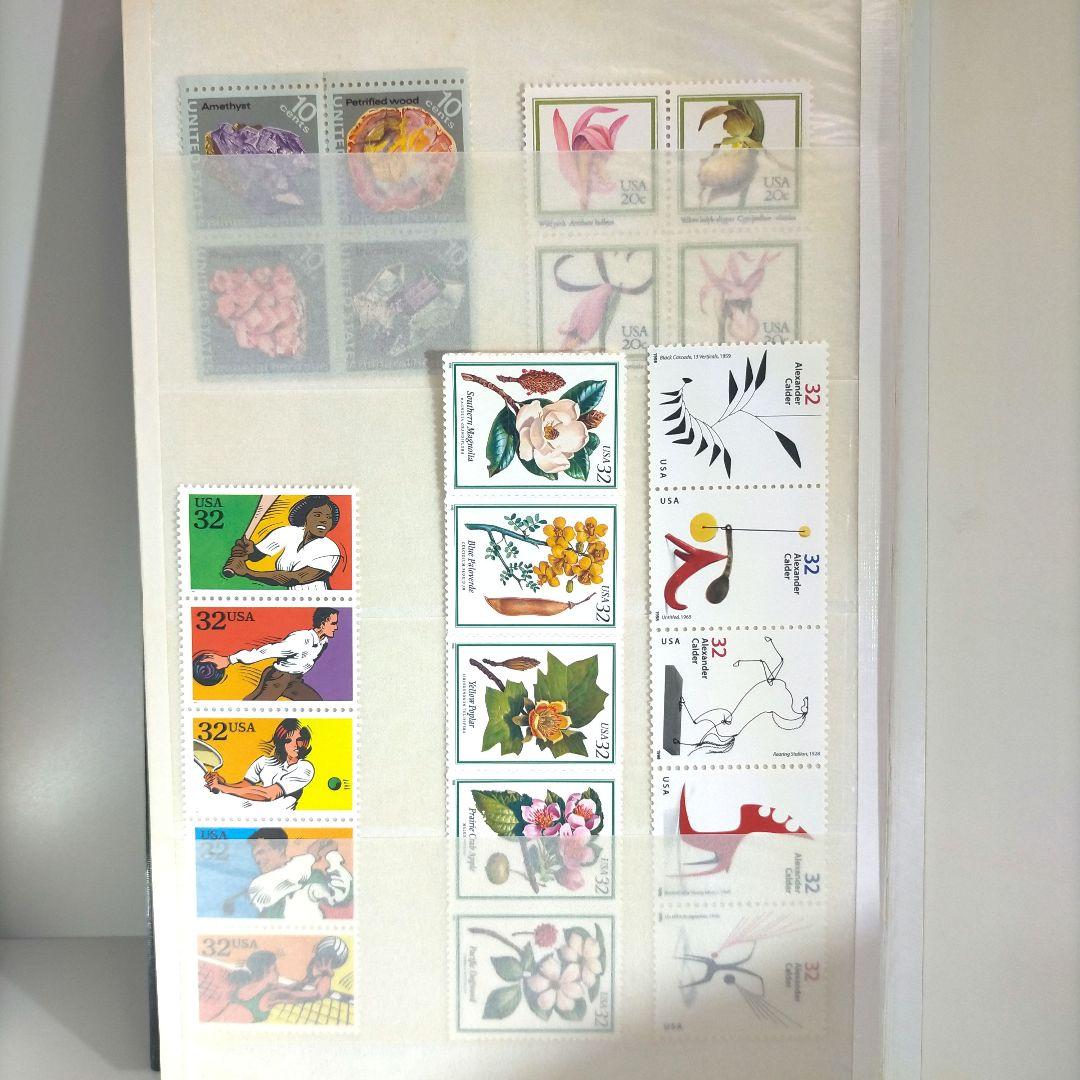 2376 外国切手 アメリカ 切手コレクションまとめ 全て未使用 大量8