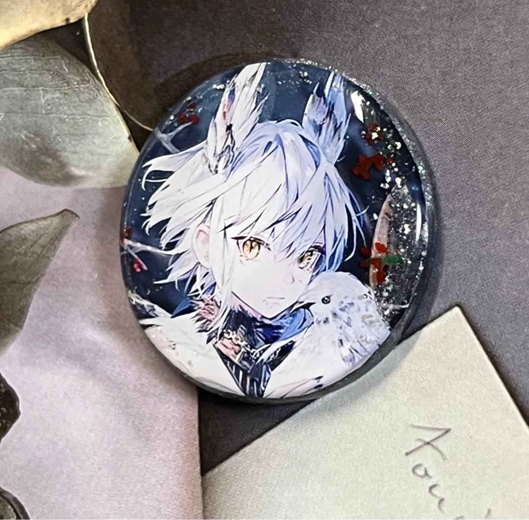 感謝価格(ㅅ´꒳` )白鷹と少年  レジンヘアゴム