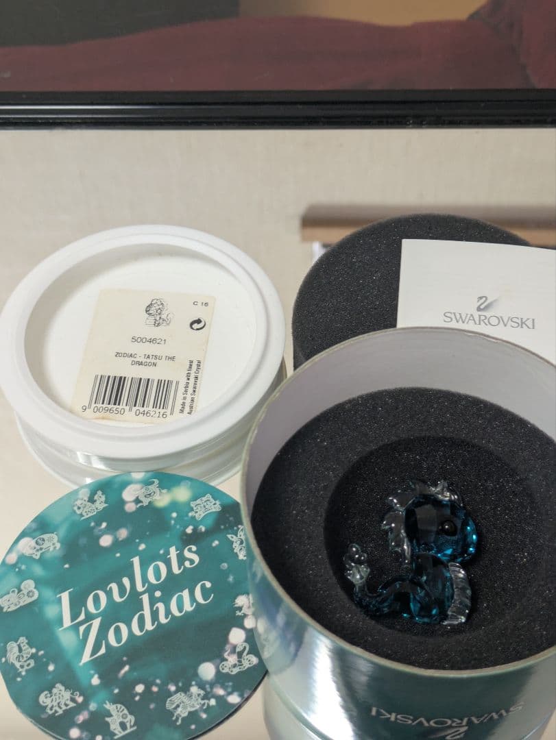 ま*さ様 スワロフスキー 干支 ラブロッツ 龍 タツノオトシゴ 置物