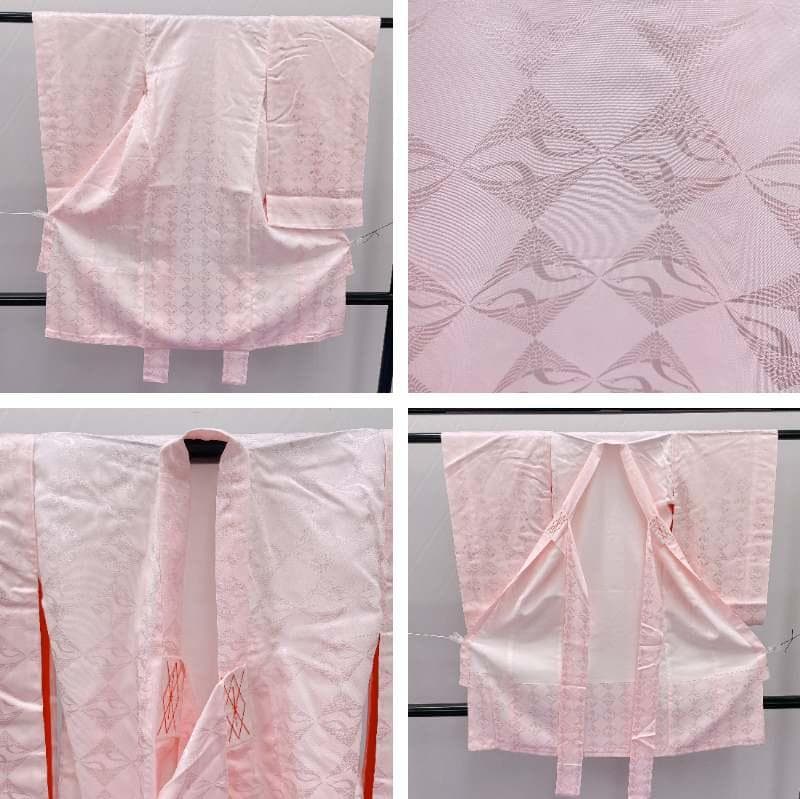 ★4024★ 子供着物 襦袢付き 一つ身 女の子 七五三 3才