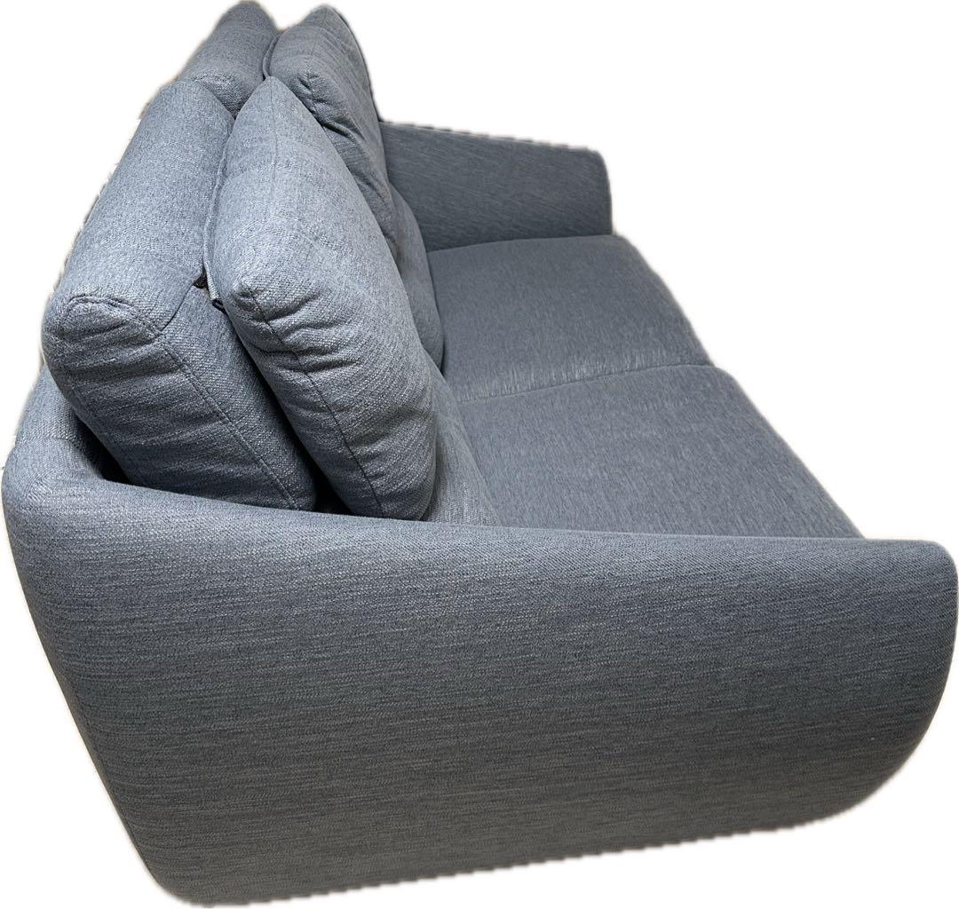 ニトリ 2P ソファ Nポケット ターコイズブルー