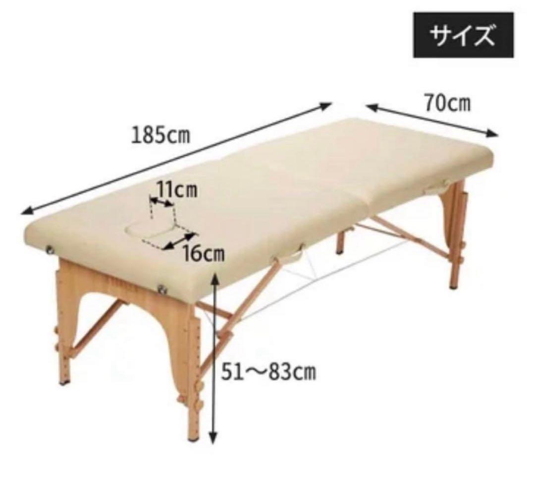 【おまけ盛りだくさん】折りたたみ軽量エステベッド＊引き取り可能な方